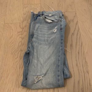 HIGH WAISTED MOM JEANS HIGH QUALITY BOHO OUTFIT